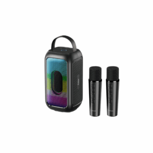 Bobtot EP20T (Black) Portable Karaoke Speaker with 2mics