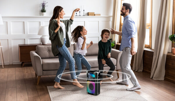 COMING SOON: ENKOR UF35(BLACK) party Speaker with SoundAura Technology ( 360 Degree Surround sound) - Image 4