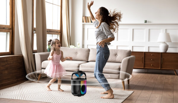 COMING SOON: ENKOR UF65(Black) party Speaker with SoundAura Technology ( 360 Degree Surround sound) - Image 2