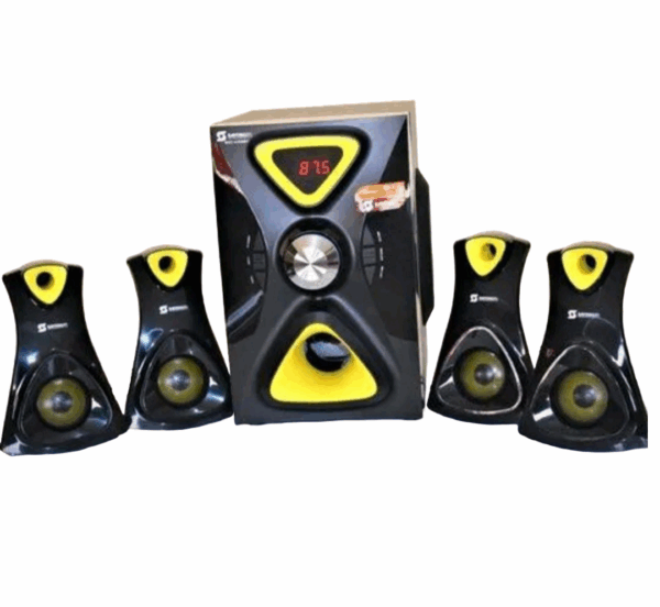 Sayonapps SHT-1149 4.1CH Subwoofer System – Powerful Bass with Bluetooth, USB & FM