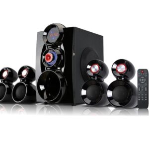 Sayonapps SHT-1148 4.1CH Subwoofer System – Powerful Bass with Bluetooth, USB & FM