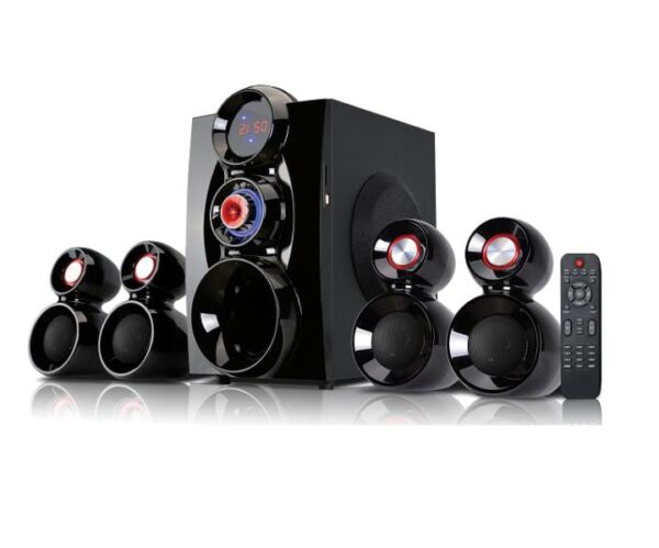 Sayonapps SHT-1148 4.1CH Subwoofer System – Powerful Bass with Bluetooth, USB & FM